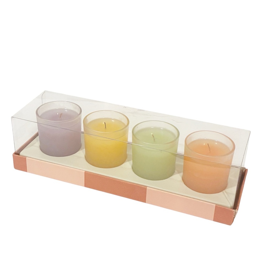 Vintage 90's Victoria's Secret Garden‎ Mini Candles Set of 4 Home Scents NEW